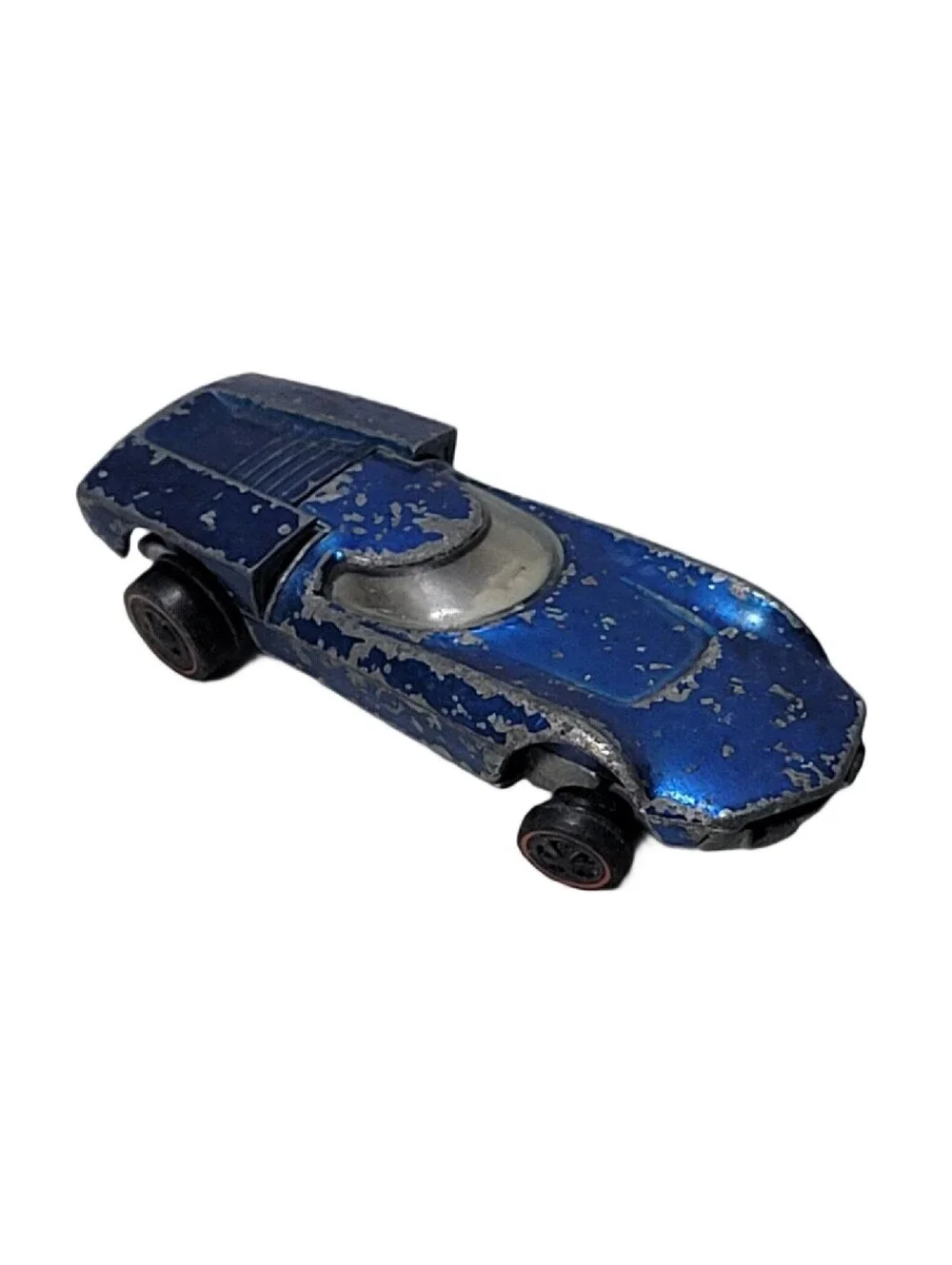 Restored Hot Wheels Redline - 1969 - Turbofire - Blue